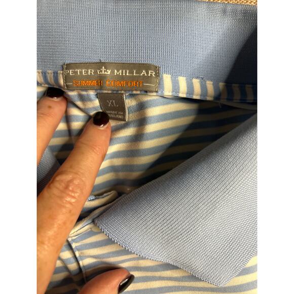 Peter Millar Summer Comfort Polo Lot of 2 XL Coldstream Cup Embroidered Golf - Picture 2 of 8